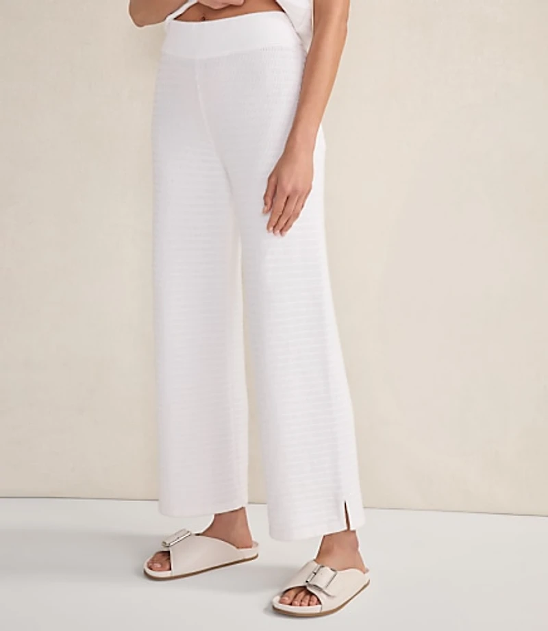 Haven Well Within Organic Cotton Linear Stitch Straight Leg Pants