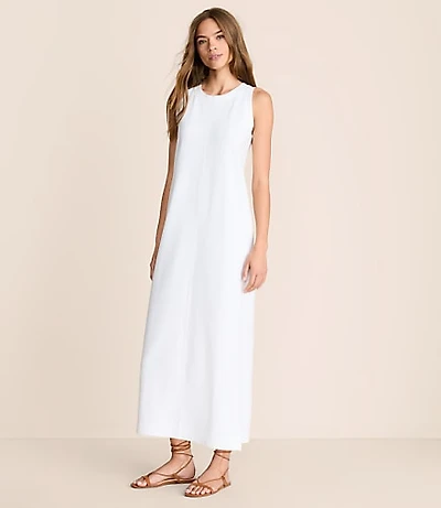 Lou & Grey Seersucker Tank Midi Dress