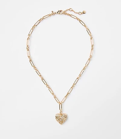 Sparkle Heart Pendant Necklace