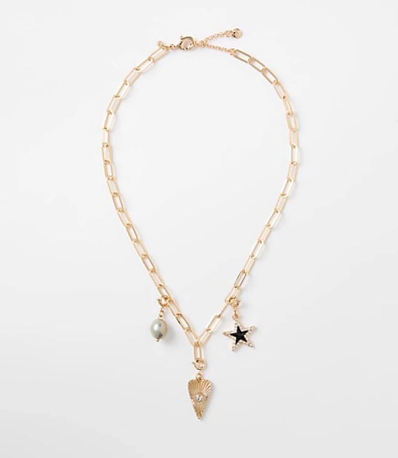 Sparkle Charm Necklace Set