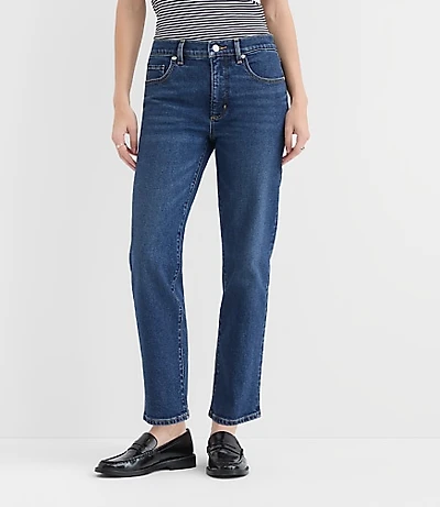 Rivete Curvy Mid Rise Slim Jeans Muse Wash