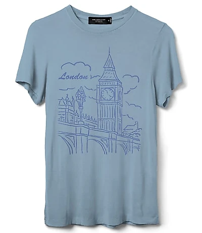 Junk Food London Big Ben Vintage Tissue Tee