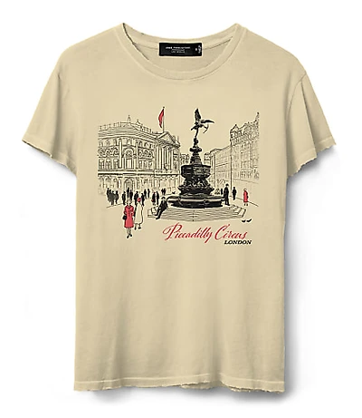 Junk Food Picadilly Circus London Vintage Tee