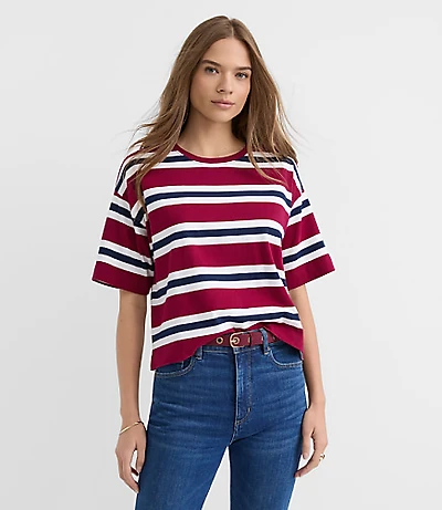 Striped Jersey Modern Tee