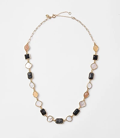 Multifaceted Statement Necklace