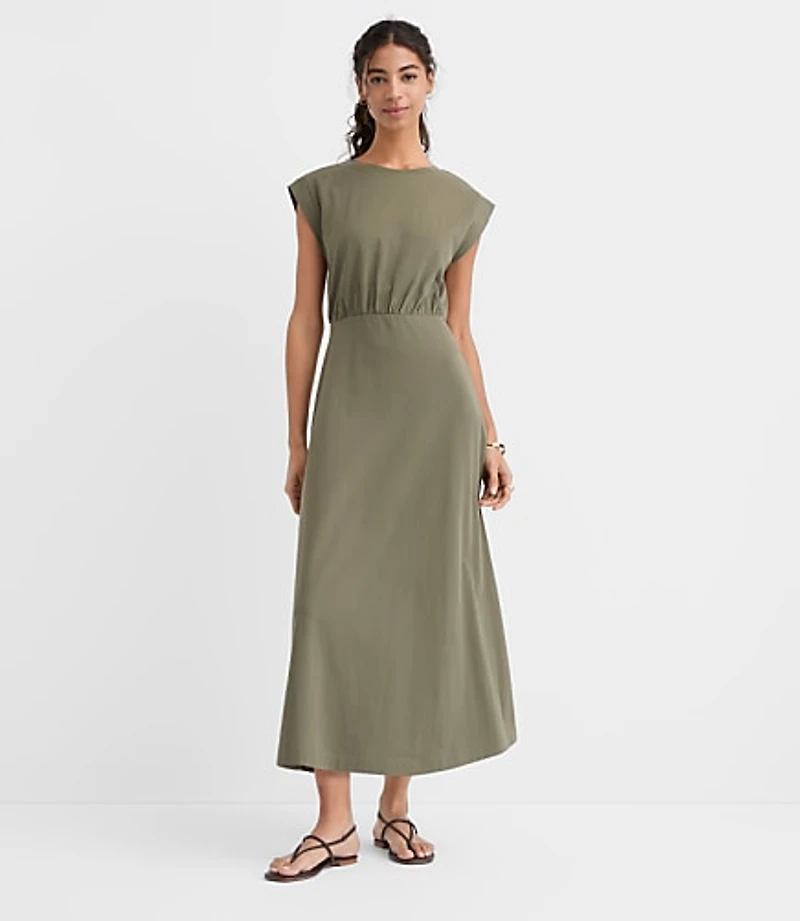 Petite Wedge Tee Midi Dress