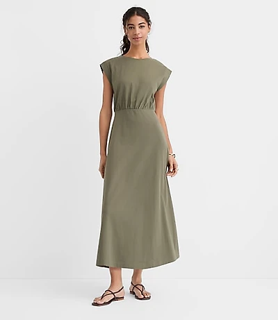 Petite Wedge Tee Midi Dress