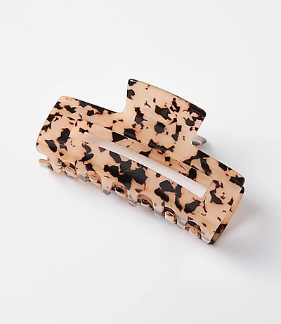 Tortoiseshell Print Claw Hair Clip