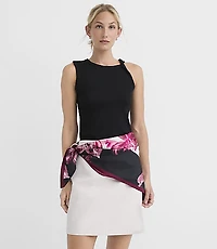Twist Shoulder Perfect Ribbed Tank Top