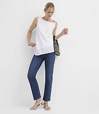 Asymmetrical Twist Shoulder Top
