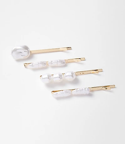 Pearlized Bobby Pin Set