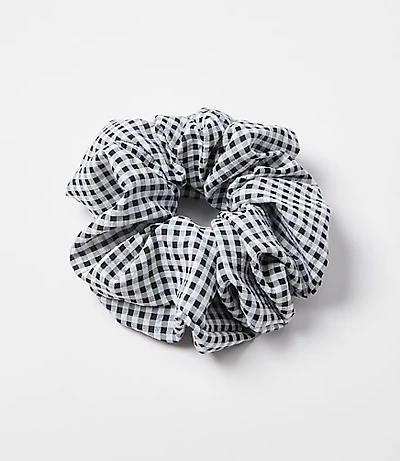 Gingham Scrunchie