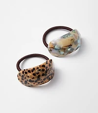 Resin Hair Tie Set