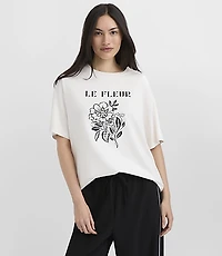 Le Fleur Oversized Jersey Tee