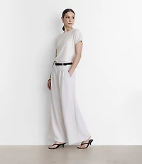 LOFT Versa Shimmer Ribbed Tee