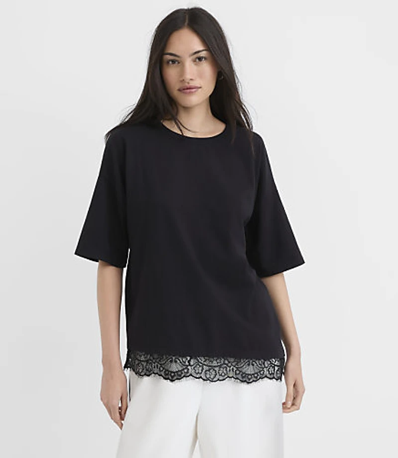 Le Fleur Oversized Jersey Tee