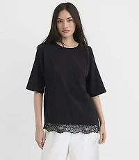 Le Fleur Oversized Jersey Tee