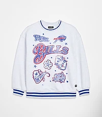 The Wild Collective Buffalo Bills Baggy Crew Sweatshirt