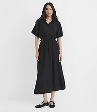 Petite Double Buckle Shirtdress