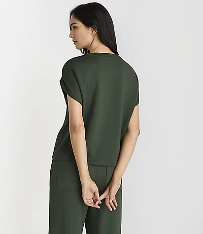 Petite Lou & Grey Scubasoft Cinched Shoulder Tee