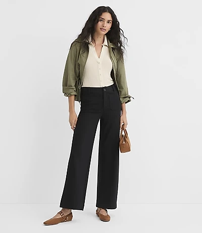 Tall Palmer Wide Leg Pants Ponte