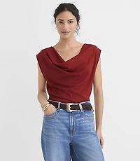 Petite Drapey Muscle Top