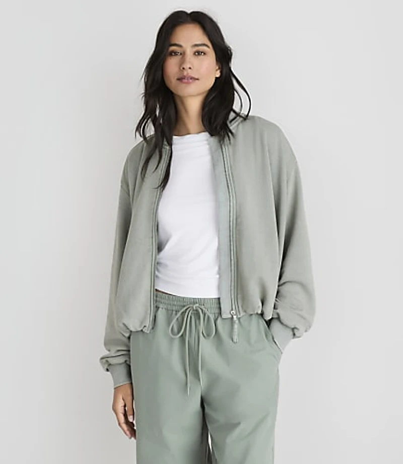 Petite Lou & Grey Terrysoft Bubble Bomber Jacket