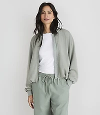 Petite Lou & Grey Terrysoft Bubble Bomber Jacket