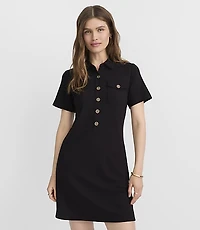 Petite Ponte Mini Pocket Dress