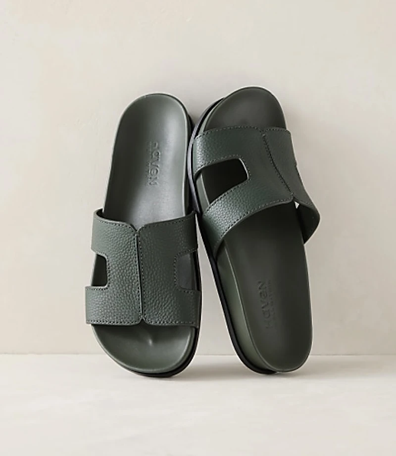 Haven Well Within Leather Cutout Slides