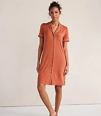 Haven Well Within Calm & Cool Notch Collar Sleep Dress