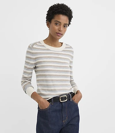 Striped Luxe Knit Sweater