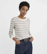 Striped Luxe Knit Sweater
