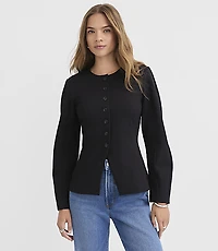 Seamed Ponte Jacket