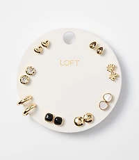 Palm & Heart Stud Earring Set