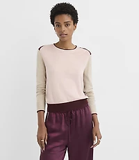 Colorblock Luxe Knit Sweater