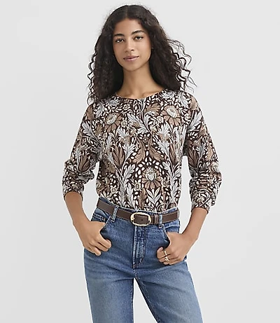 Petite Garden Blouson Sleeve Sweater