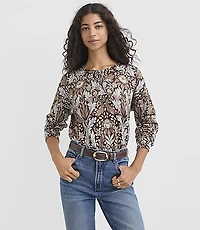 Petite Garden Blouson Sleeve Sweater
