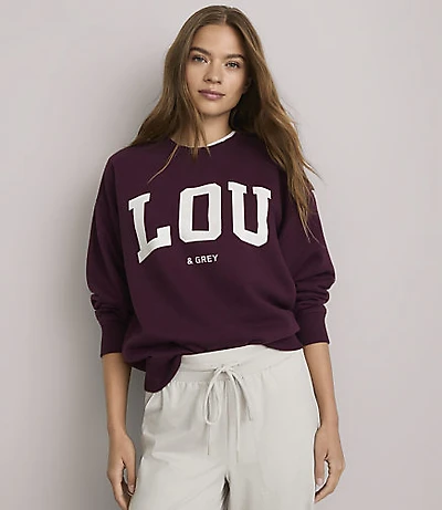 Petite Lou & Grey Elite Fleece Sweatshirt