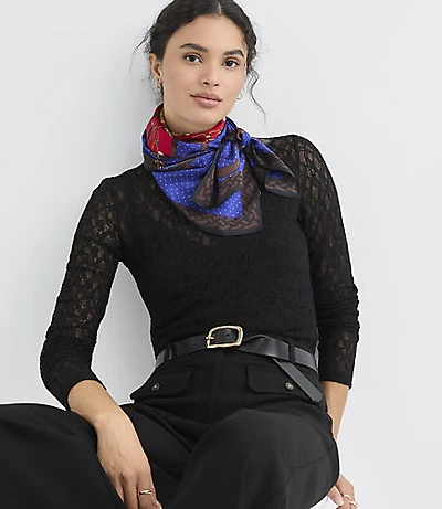 Lace Long Sleeve Top