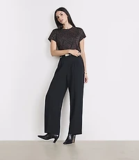 Petite LOFT Versa Leopard Print Tee