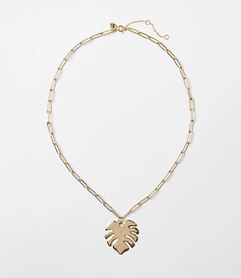 Palm Pendant Necklace