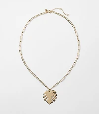 Palm Pendant Necklace