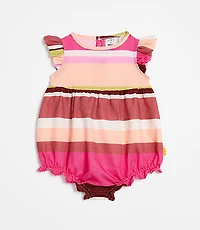 LOFT x Mon Coeur Linen Stripe Romper