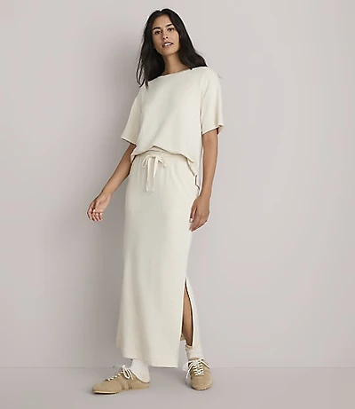 Petite Heathered Lou & Grey Signaturesoft Maxi Pocket Skirt