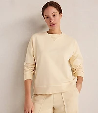 Haven Well Within Garment-Dyed Organic Cotton Terry Crewneck