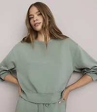 Lou & Grey Scubasoft Gathered Hem Top