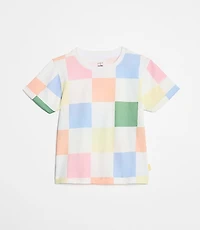 LOFT x Mon Coeur Recycled Cotton Checkered T-Shirt