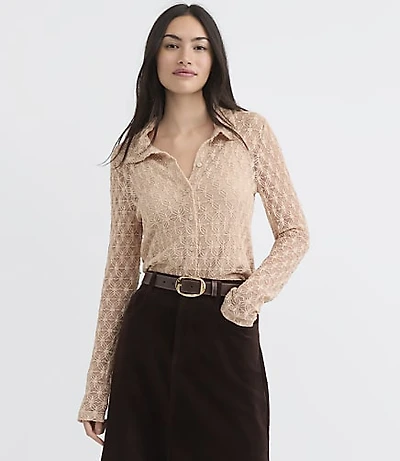Geo Lace Shirt