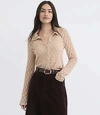 Geo Lace Shirt